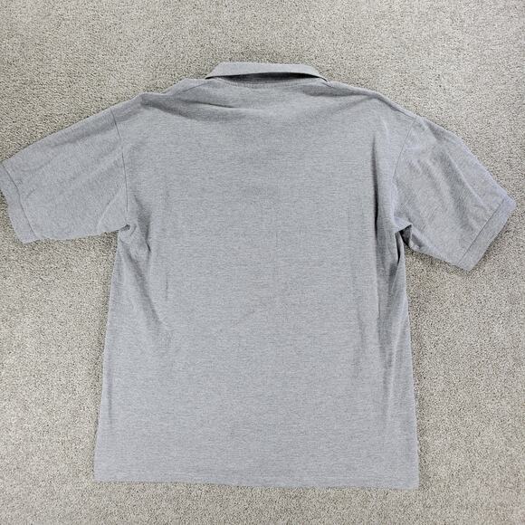 Vintage 90's Disney Mickey Mouse California Polo Shirt Mens L Gray Thick Cotton - Picture 9 of 15